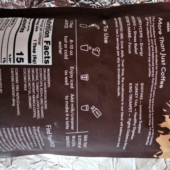 Ryze Mushroom Coffee - Picture 3 of 5